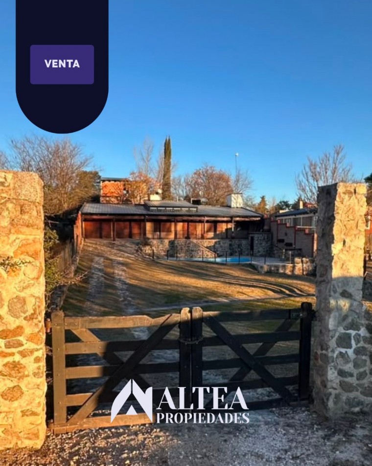 Casa-quincho con pileta a media cuadra del rio en San Antonio de Arredondo